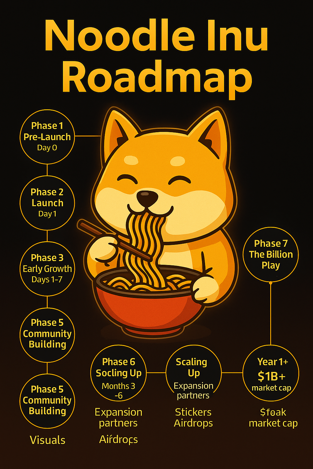 NOODL Inu details — roadmap highlights and Q1 specifics
